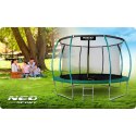 Trampolina ogrodowa profilowana 12ft/374cm z siatką wewnętrzną Neo-Sport Neo-Sport