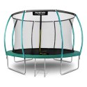 Trampolina ogrodowa profilowana 14ft/435cm z siatką wewnętrzną Neo-Sport Neo-Sport