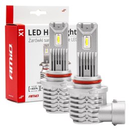 Żarówki samochodowe led x1 series amio hb3 9005 amio-02968 AMiO