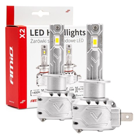 Żarówki samochodowe led x2 series canbus amio h1 amio-02970 AMiO