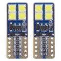 Żarówki led canbus 8smd 2835 t10e w5w white 12v 24v amio-01635 AMiO