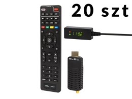 77-055# Dekoder tuner dvb-t2 blow 7000fhdmini opakowanie Blow