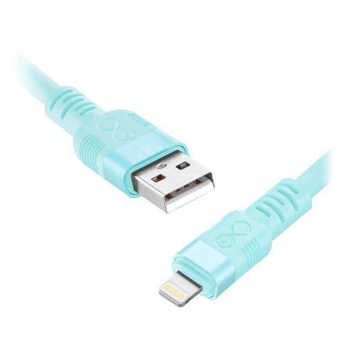 Kabel USB-A - Lightning eXc WHIPPY Pro, 2M, 12W, szybkie ładowanie, kolor mix pastelowy Orno