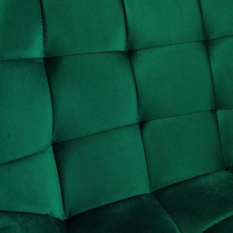 Krzesło welurowe NORMAN Velvet ciemnozielone Krzesło welurowe NORMAN Velvet ciemnozielone