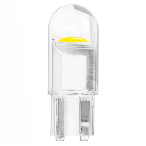 Żarówka led standard clear white t10 w5w 12v biała 100 szt amio-02955 AMiO