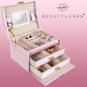 Szkatułka/ kuferek na biżuterię - różowy BEAUTYLUSHH