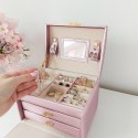 Szkatułka/ kuferek na biżuterię - różowy BEAUTYLUSHH