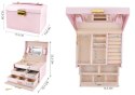 Szkatułka/ kuferek na biżuterię - różowy BEAUTYLUSHH