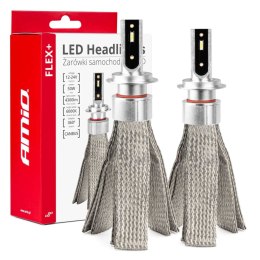 Żarówki samochodowe led flex+ h7 12v 24v 6000k canbus amio-03659 AMiO