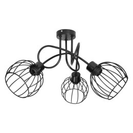 MARBELLA lampa wisząca, moc max. 3x60W, E27, czarna Orno