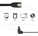 AK121D Kabel kątowy sata iii 40 cm ATL