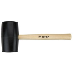 Młotek gumowy 72 mm/900 g, trzonek drewniany TOPEX