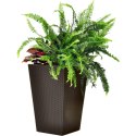 Donica prostokątna MEDIUM RATTAN PLANTER 55,4L whiskey brown Keter