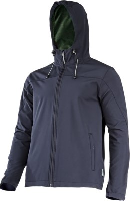 Kurtka softshell z kapt. czarna, 