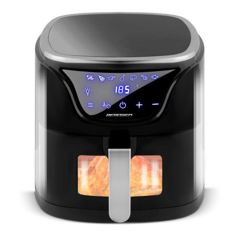 Frytkownica beztłuszczowa Air fryer BD-652 czarno-srebrna Berdsen Frytkownica beztłuszczowa Air fryer BD-652 czarno-srebrna Berdsen