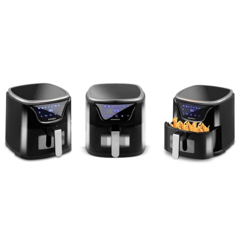 Frytkownica beztłuszczowa Air fryer BD-652 czarno-srebrna Berdsen Frytkownica beztłuszczowa Air fryer BD-652 czarno-srebrna Berdsen