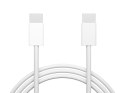 66-165# Przyłącze usb-c - usb-c 1,0m białe plecionka Blow