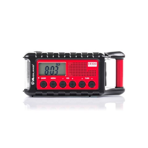 Radio alarmowe Midland ER300 z akumulatorem 2600mAh Midland Radio alarmowe Midland ER300 z akumulatorem 2600mAh Midland