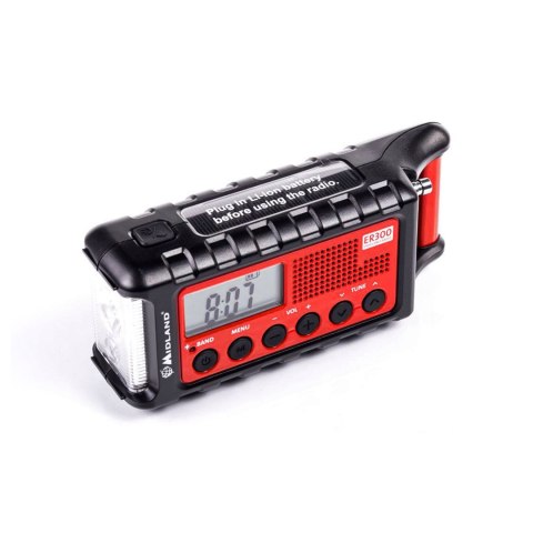 Radio alarmowe Midland ER300 z akumulatorem 2600mAh Midland Radio alarmowe Midland ER300 z akumulatorem 2600mAh Midland