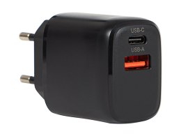 76-019# Ładowarka sieciowa gniazdo usb + usb-c qc 30w Blow