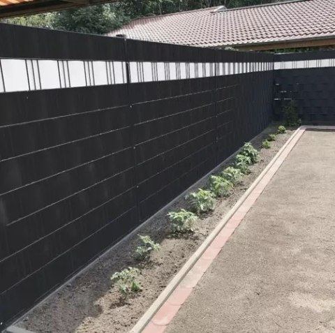 Taśma ogrodzeniowa 19cmx35m 630g/m2 czarna 23705 GARDLOV Taśma ogrodzeniowa 19cmx35m 630g/m2 czarna 23705 GARDLOV