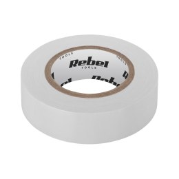 Taśma izolacyjna klejąca rebel (0,13 mm x 19 mm x 10 yd) biała rebel