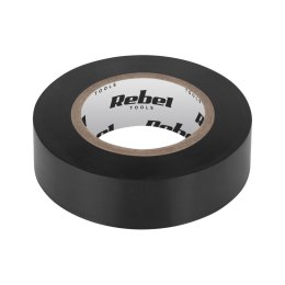 Taśma izolacyjna klejąca rebel (0,13 mm x 19 mm x 10 yd) czarna rebel