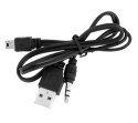 AK287 Przejściówka mini usb-usb/jack3.5 ATL