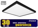 Panel led 60x60 60w lampa sufitowa kaseton 6000k zimny + ramka natynkowa czarna NVOX