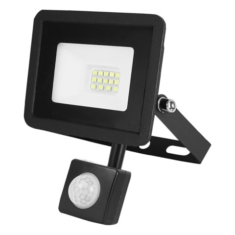 ALLED 10W Naświetlacz LED z PIR, 850lm, IP44, 4000K, Alu+Glass Orno