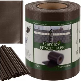 Taśma ogrodzeniowa 19cmx35m 450g/m2 brązowa 23702 GARDLOV
