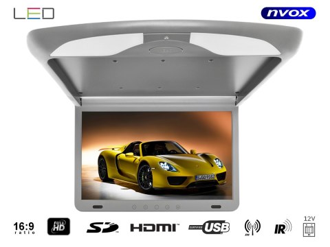 Monitor podwieszany podsufitowy lcd 17cali cali led full hd hdmi usb sd ir fm NVOX