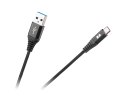 Kabel USB - USB typu C REBEL 100 cm czarny Rebel