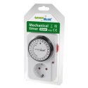 Włącznik czasowy - timer mechaniczny GreenBlue, 48 programów, max. obciążenie 16A, IP20, GB360 F GreenBlue