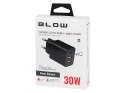 76-018# Ładowarka sieciowa gniazdo usbx2 + usb-c qc 30w Blow