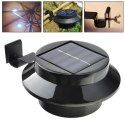 ZD52 Lampa ogrodowa solarna 3led czarna ATL