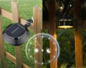 ZD52 Lampa ogrodowa solarna 3led czarna ATL