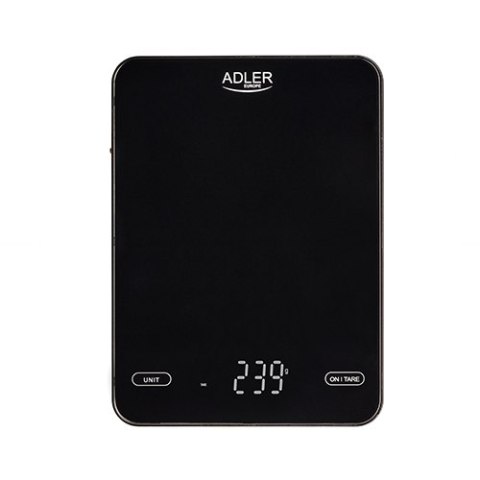 AD 3177 black Waga kuchenna 10kg ładowana przez usb ADLER