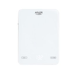 AD 3177 white Waga kuchenna 10kg ładowana przez usb ADLER