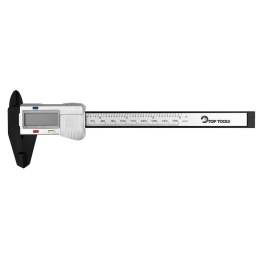 Suwmiarka cyfrowa 150 mm, kompozyt włókna węglowego Top Tools