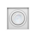 CAROLIN DLS GU10 downlight max 35W, IP20, kwadrat, biały Orno