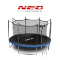 Trampolina ogrodowa 12ft/374cm z siatką wewnętrzną i drabinką Neo-Sport Neo-Sport