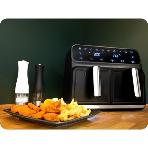 Frytkownica beztłuszczowa Air fryer BD-653 czarno-srebrna Berdsen Frytkownica beztłuszczowa Air fryer BD-653 czarno-srebrna Berdsen