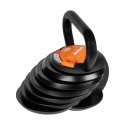 Kettlebell żeliwny automatyczny regulowany 18kg, REBEL ACTIVE Rebel