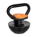 Kettlebell żeliwny automatyczny regulowany 18kg, REBEL ACTIVE Rebel