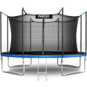 Trampolina ogrodowa 13ft/404cm z siatką wewnętrzną i drabinką Neo-Sport Neo-Sport