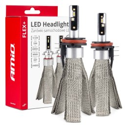 Żarówki samochodowe led seria flex+ h15 6000k 12v 24v canbus amio-03666 AMiO