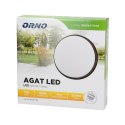 AGAT LED 10W, oprawa ogrodowa, 800lm, IP54, 4000K, czarna Orno