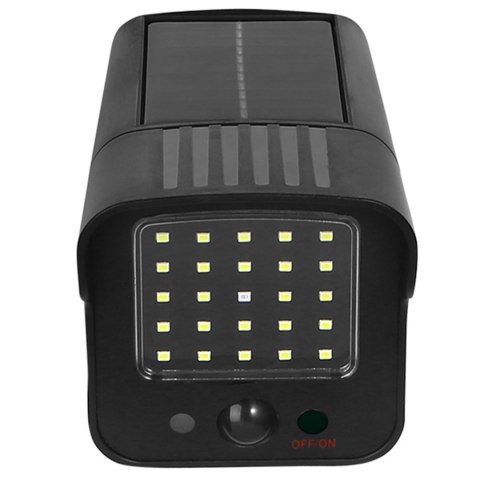 Solarna atrapa kamery, migająca dioda, czujnik ruchu, oświetlenie LED, naklejka gratis, SOL1803S CE Solarna atrapa kamery, migająca dioda, czujnik ruchu, oświetlenie LED, naklejka gratis, SOL1803S CE