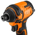 Zakrętarka udarowa bezszczotkowa 18V, 300Nm, hex ??, compact, Energy+, bez akumulatora NEO TOOLS